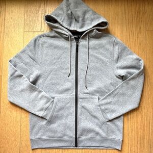 Men’s Grey Zip Hoodie with Pockets NWT - Size: M